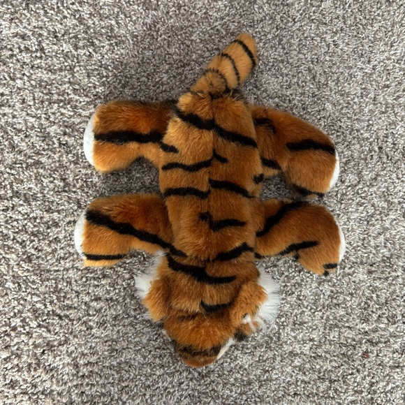 Vintage Steven Smith Plush Tiger floppy, fuzzy beanbag lovey toy - Picture 5 of 8